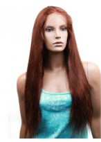 Remy Hair Lace Front Yaki Straight Wig