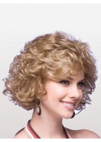 Mid-Length Curly Bob Synthetic Wig 