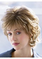Wavy Layers Human Hair Lace Front Wig