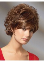 Short Curly Classic Cut Remy Human Hair Wig 