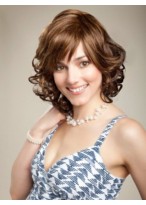 Short Curly Full Lace Human Hair Wig For Women 