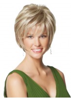 Women's Short Lace Front Straight Human Hair Wig 