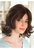 Pretty Medium Length Lace Front Curly Women Wig 