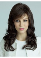 18"Layers Curly Remy Human Hair Capless Wig 