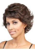 Short Wavy Synthetic Lace Front Wig