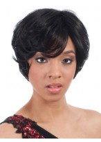 Short Capless Style Synthetic Wig 