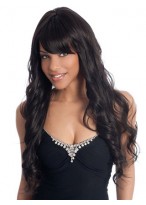 Long Wavy Sophisticated Style Synthetic Wig 