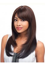 Long Layers Natural Straight Synthetic Capless Wig