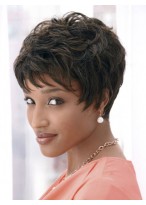 Dramatic Short Synthetic Wig 