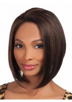 Short Straight Hairstyle Synthetic Wig 