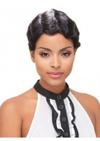 Short Straight Full Lace Human Hair Wigs 