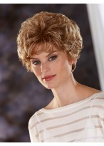 All over Wavy Lace Front Synthetic Wig 