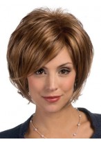 Wispy Layered Front Lace Synthetic Wig 