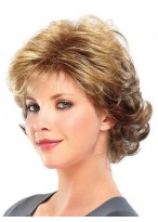 Midlength Wavy Capless Synthetic Wig 