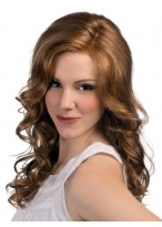 Long Lace Front Synthetic Wig with Spiral Wavy 