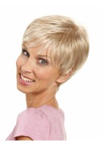Straight Short Capless Synthetic Hair Wig 