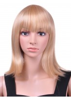 Medium Straight Capless Synthetic Hot Sell Wig 
