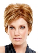 Short Straight Lace Front Synthetic Wig For Women 