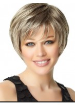 Gorgeous Short Capless Straight Synthetic Hair Wig 
