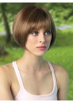 Bowl Cut Silkystrsight Lace Front Wig 