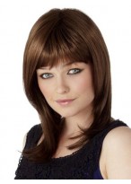 Capless Synthetic Bangs Wig 