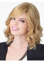 Gorgeous Medium Wavy Synthetic Wig For Women 