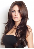 Graceful Long Layered Loose Wave Synthetic Wig about 24 Inches 