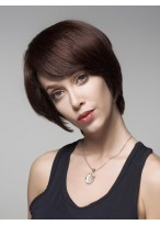 Boyish Synthetic Straight Capless Wigs 