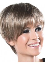 Synthetic Silky Straight Short Capless Wig 