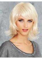Popular Medium Length Synthetic Capless Wig 