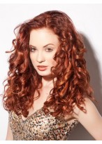 20" Glueless Curly Capless Synthetic Wig  