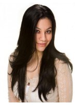 22" Remy Human Hair Straight Lace Front Wig 