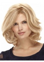 Short Curly Blond Full Lace Wig 