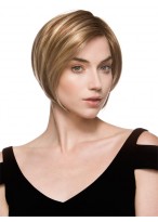 Women's Short Straight Synthetic Wig 