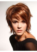 Short Remy Human Hair Lace Front Short Wig  