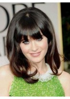 Zooey deschanel's New Prom Hairstyle Wig 