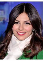 Glamorous Victoria Justice Hairstyle Full Lace Wig 