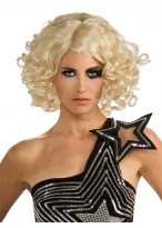 Fantastic Medium Wavy Lady Gaga Lace Front Wig for Woman 