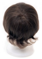 100% Remy Human Hair Mono Hand-Tied Mens Wig
