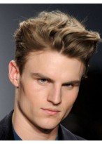 Short Lace Front Straight Human Hair Wig For Men 