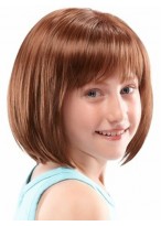 Shoulder Length Lace Front Girl's Wig 