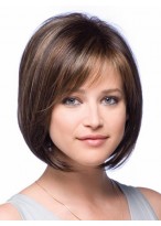 Short Modern Lace Front Straight Bob Wig 