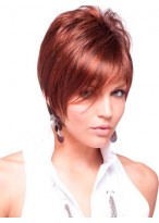 Stunning Trendy Cut Short Capless Wig 