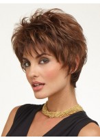 Synthetic Capless Short Wig 