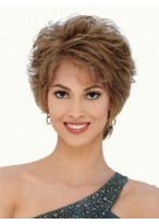 Curly Synthetic Lace Front Short Wig 