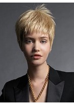 New Arrival Carefree Cool Short Straight Layered Wig 