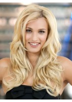 Long Wavy Style 3/4 Synthetic Wig 