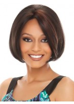 10" Straight Synthetic Half Wig