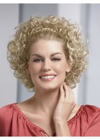Synthetic Curly 3/4 Braided Headband Wig 