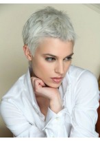 Straight Synthetic Chic Short Wig 